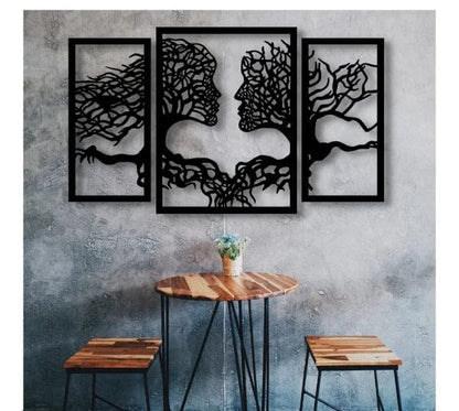 Tree of Life Roots Wooden Wall 3 PCS Frame - Decorify